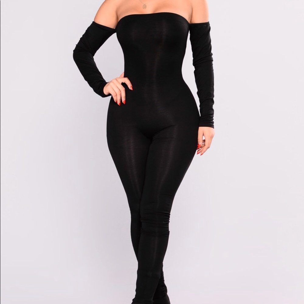 Fashion Nova Soothe Off The Shoulder Jumpsuit